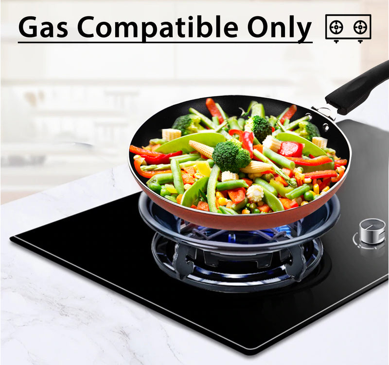 GREBLON Non Stick Frying Pan (Gas Stove Compatible Only) - Copper, 26cm