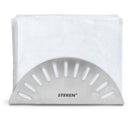 Stainless Steel Napkin Holder, Round Napkin Dispenser Organizer for Kitchen Countertops