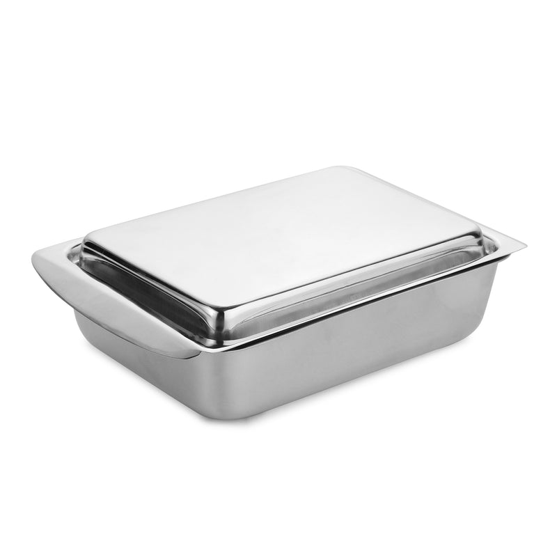Stainless Steel - Classic Butter Dish with Lid, Covered Butter Holder