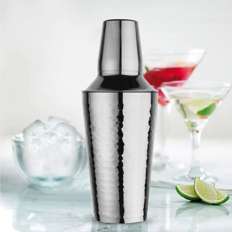 Stainless Steel Cocktail Shaker with Strainer - 500 ml
