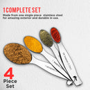 Stainless Steel Measuring Spoon - (Oval) Set of 4