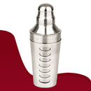 8 Drink Rotation Recipe Guide Cocktail Shaker with Strainer