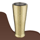 Stainless Steel Tall Hammered Double Wall Beer Glass/Tumbler - Pack of 1