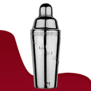 15 Drink Recipe Cocktail Shaker with Strainer - 1000 ml by Steren Impex