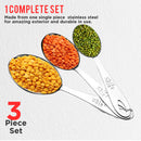 Stainless Steel - Measuring Cup - Oval (Set of 3)