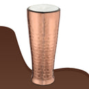 Stainless Steel Tall Hammered Double Wall Beer Glass/Tumbler - Pack of 1
