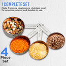 Stainless Steel - Measuring Cup - Round (4pcs Set )