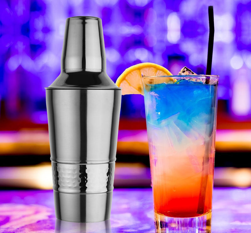 Stainless Steel Cocktail Shaker with Strainer - 500 ml