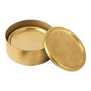 Stainless Steel Coaster with Holder - Hammered Insulated Mat Base (Set of 4)