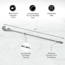 Stainless Steel - Peg Measurer 30/60 ml, Cocktail Strainer and Cocktail Mixing Spoon just @699