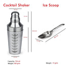 8 Piece Stainless Steel Bar Set Gift Combo, Christmas/New Year Gift Set/Combo