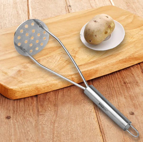 Stainless Steel - Colander (with handles), Potato Masher and Hand Blender just @699