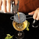 Fine Mesh Cocktail Strainer Set of 2 - Fine Stainless Steel Mesh Strainer For Cocktail Drink Bar Strainers Bartender Bar Tool