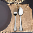Hammered Table/Dinner Spoon & Dinner Fork - Nile, 6 Pieces Each