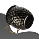 Stainless Steel Moscow Mule Beer Mug - Diamond Design, Black Nickel Plated