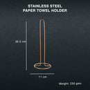 Stainless Steel Paper Towel Holder, Copper PVD Coated - (Elevated U Type)