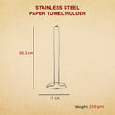 Stainless Steel Paper Towel Holder (Elevated U Type) - Set of 2