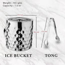 Stainless Steel Coin Design Bar Set - 3 Pcs