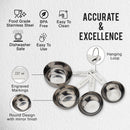 Stainless Steel - Measuring Cup - Round (4pcs Set )