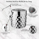 Stainless Steel Coin Design Bar Set - 3 Pcs