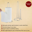 Stainless Steel Paper Towel Holder (Double Rod) - Set of 2