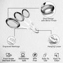 Stainless Steel - Measuring Cup - Oval (Set of 3)