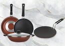 GREBLON Non Stick Cookware - Set of 5 Piece (Gas Stove Compatible Only) - Copper (Free Tadka Pan)