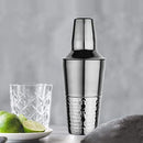 Half Hammered - Cocktail Shaker with Strainer & Peg Measurer - 500 ml