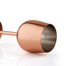Stainless Steel Wine Goblet/Glasses Copper - Set of 2, 375 ml