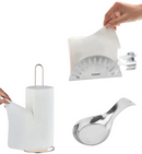 Stainless Steel - Paper Towel Holder, Napkin Holder, Serving/Cooking - Spoon just @699