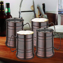 Stainless Steel Beer Mug with Handle - Antique Copper