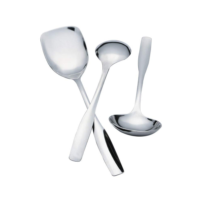 Stainless Steel Serving Spoon Set, Ladle Set for Kitchen - Lucas, Set of 3