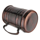 Stainless Steel Beer Mug with Handle - Antique Copper