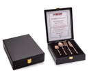 Aura - Copper (PVD Coated) Premium Stainless Steel Cutlery - Glossy, 24 Pcs Set