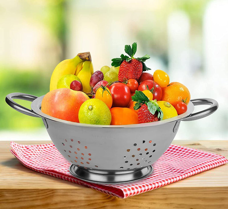 Stainless Steel - Durable Colander - 22 CM (with handles)