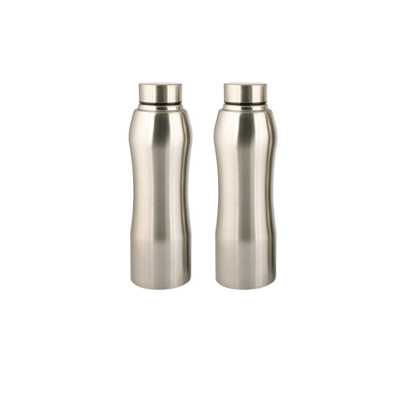 Stainless Steel Single Walled Water Bottle - 1000 ml