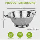 Stainless Steel - Colander (with handles), Potato Masher and Hand Blender just @699