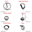 Stainless Steel - Double Wall Pooja Thali Set