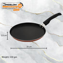 GREBLON Non Stick Dosa Tawa (Gas Stove Compatible Only) - Copper, 25cm