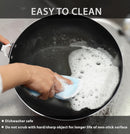 GREBLON Non Stick Cookware - Set of 5 Piece (Gas Stove Compatible Only) - Blue (Free Tadka Pan)