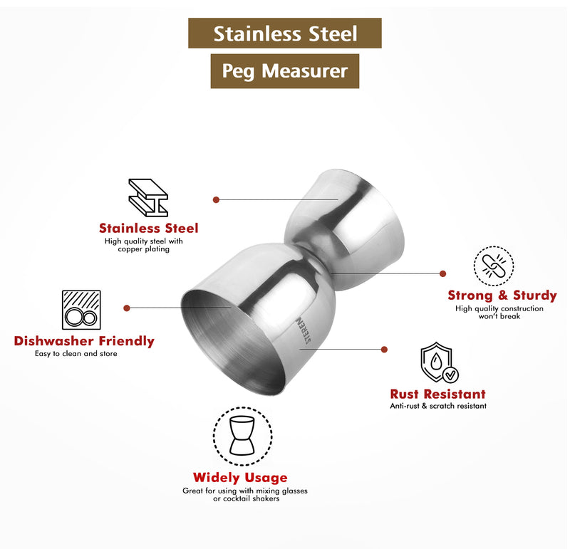 Buy Anything & Everything Stainless Steel Premium Peg Measurer
