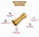 Stainless Steel Jigger/Peg Measurer - 30/60 ml