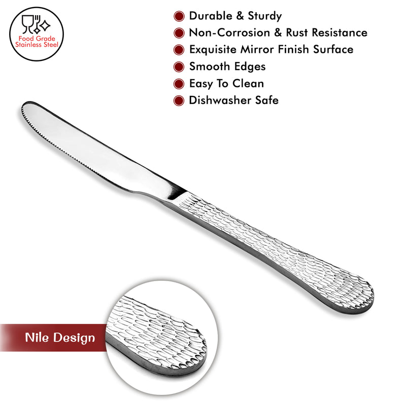 Nile - Stainless Steel Dinner Knife