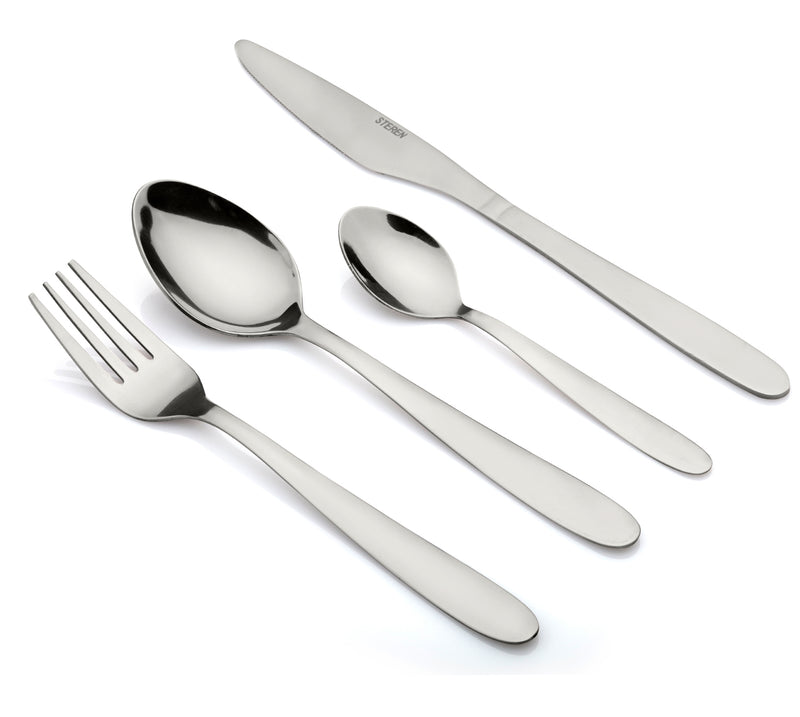 Adron - 24 Piece Stainless Steel Cutlery Set