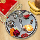 Stainless Steel - Double Wall Pooja Thali Set