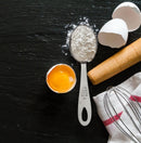 Stainless Steel - Measuring Cup & Spoon Set, Oval Shaped - Matt Finish