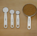 Stainless Steel - Measuring Cup & Spoon Set - Round