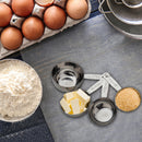 Stainless Steel - Measuring Cup - Round (4pcs Set )