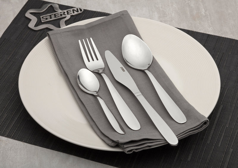 Adron - 24 Piece Stainless Steel Cutlery Set