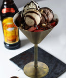 Stainless Steel Martini/Margarita Glasses - Matt, Set of 2